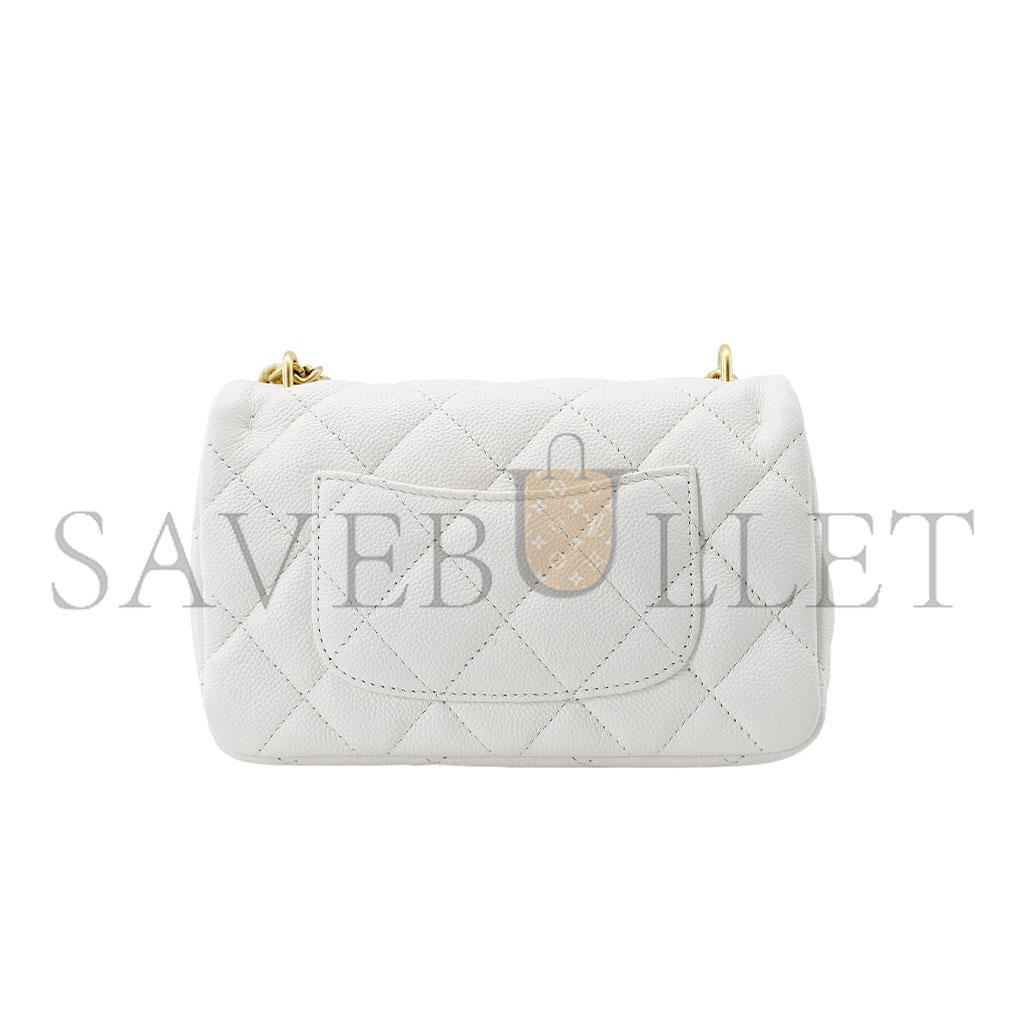 Ch*el master heart adjustable buckle cover white (19*13*5cm)